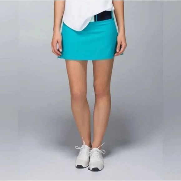 Lululemon Run Pace Setter Skirt Surge / Assorted Stripe Surge 4 - Picture 11 of 11